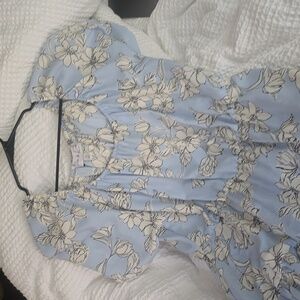 Parker & Rowe Short Sleeve Floral Maxi Dress